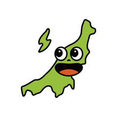 Fototapeta premium シンプルな日本の新潟県のキャラクター