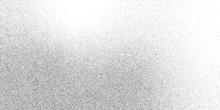 Vector Abstract grunge texture dust particle grain on transparent background. Grain noise of black irregular dots and grainy halftone fade effect with sand dust particles. Pixel disintegration, random