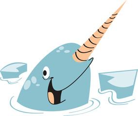 Cute Narwhal Marine Mammal © Ibrahim