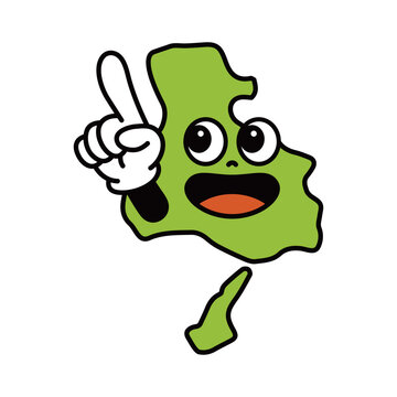 シンプルな日本の兵庫県のキャラクター