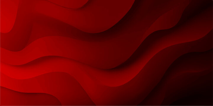 A visually arresting crimson design featuring flowing lines. This artistic creation uses dramatic shadows and a gradient effect to create an inviting abstract image.