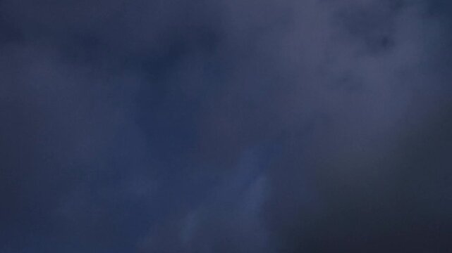 Beautiful clouds moving in the sky at sunrise