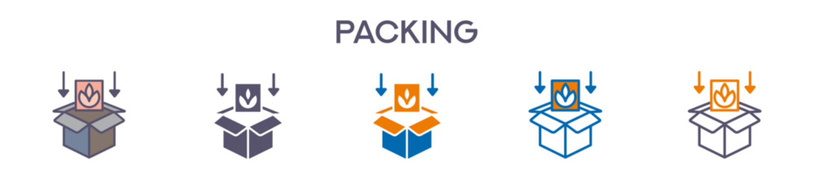 Packing Element For Design Graphic - Multi Styles 