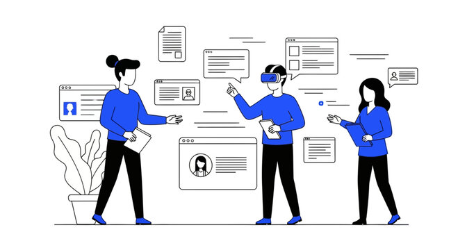 Employee training and onboarding with virtual reality technology