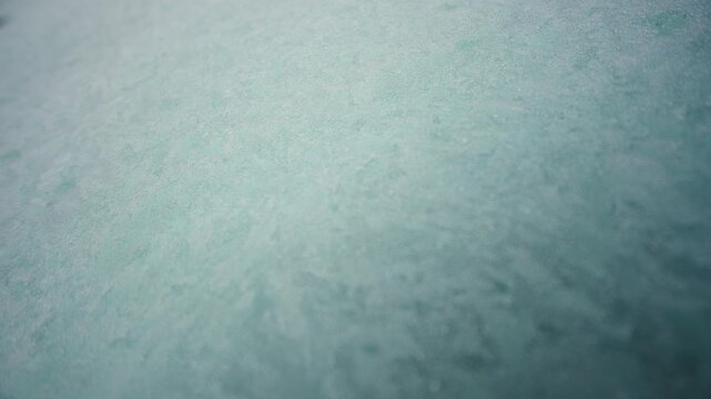 Pov walk in Antartica on frozen lake with beautiful crystallized pure ice texture