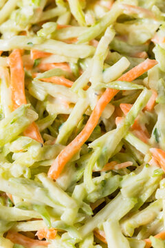 Organic Homemade Broccoli Colelsaw