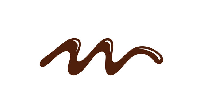 Brown liquid eyeliner cosmetic product.