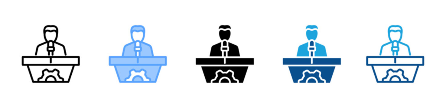 Host web icon with multiple style collection
