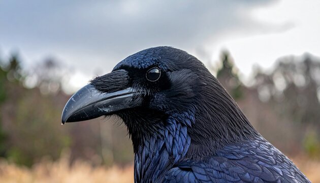A black vulture in Bryce National Park. Utah, United States
