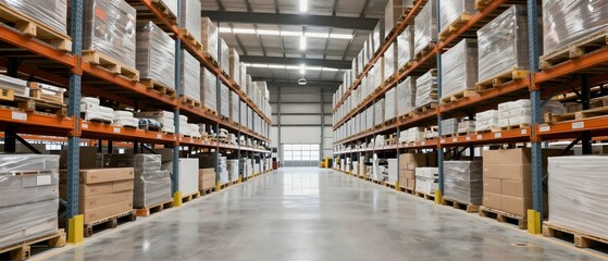 Obraz premium Modern warehouse interior