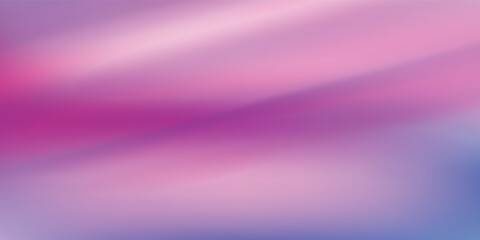 Fototapeta premium Abstract soft pink and purple gradient background with horizontal motion blur and ethereal light streaks. Vector Illustration