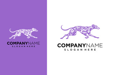A sleek cheetah logo design illustration for company branding purposes © agung