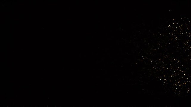 Abstract Golden Light Speed Lines Flowing Across Dark Background Futuristic Energy Motion Technology Concept Luxury Glitter Trail Dynamic Spark Particles Design