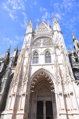 Fototapeta premium cathedral in the City of rouen, normandy, france