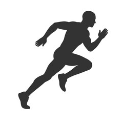 Obraz premium Running figure