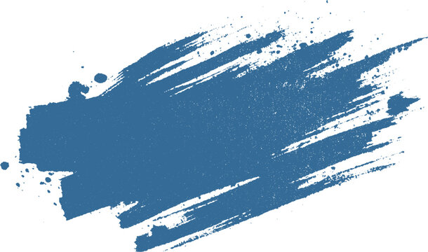 Dark Blue Abstract Brush Stroke Texture watercolor paint background dark blue color grunge texture for Vector black paint brush spots, highlighter lines or felt-tip pen marker