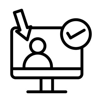 User Centered Design Vector Icon