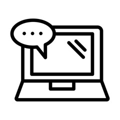 Laptop Vector Icon © TH Grafix