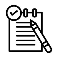 Memo pad Vector Icon © TH Grafix