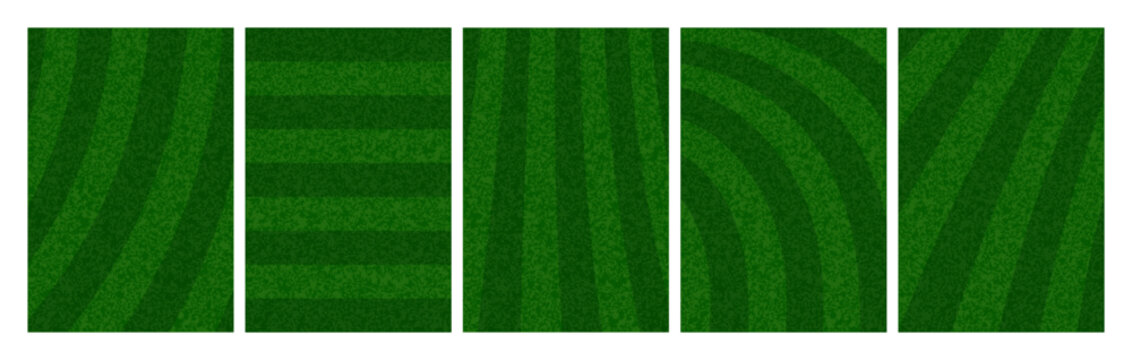 Soccer Grass Field Top View Background. Stadium Green Pitch Background. Vector Grass Turf Pattern. Lawn Striped Texture for Sports Stadium Illustrations, Football and Baseball Bg, and Outdoor Game Des