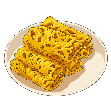 Roti Jala Indonesian Food