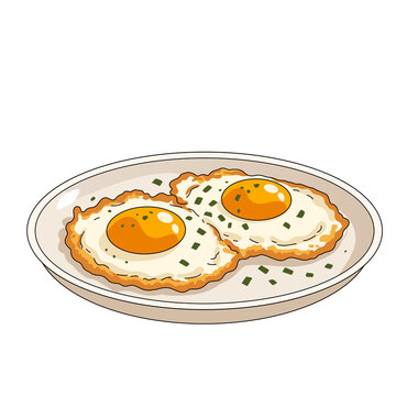 fried eggs