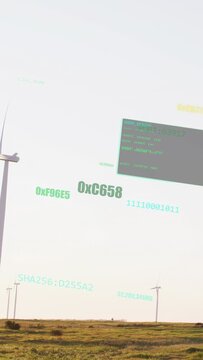 Vertical video: F1 panning white turbine rotating hex tags drifting data panel sliding showing data