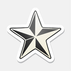 Obraz premium Nautical Star Sticker