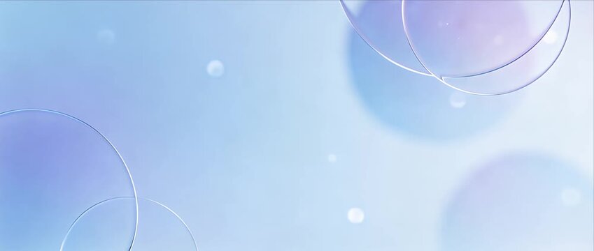 Minimal pastel bubble background vector soft blue gradient abstract backdrop with airy circle shape dreamy light bokeh for modern clean banner design calm relaxing mood elegant aesthetic texture