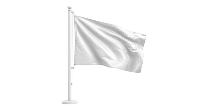 White flag on a pole with surrender politics communication democracy independence republic government diplomacy alliance coalition federation sovereignty constitution authority obedience