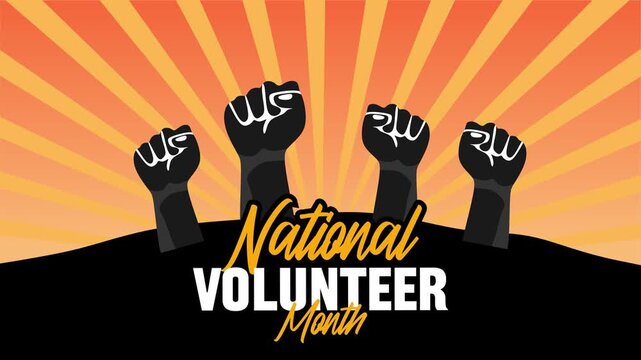 National Volunteer Month for better volunteer activities