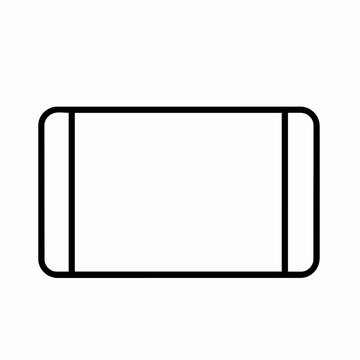 Minimalist Vector Placeholder Box Outline for Design Layout, Graphic Template Frame Elements, and Web Artwork Structure