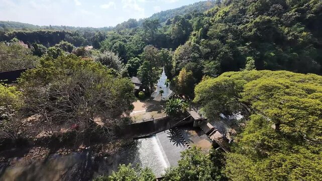 Loha Prasat Sri Mueang Pong, White Castle, Chiang Mai, Thailand