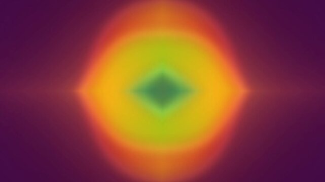 Vibrant Abstract Light Beam Radiating with Warm Tones in a Symmetrical Digital Art Composition