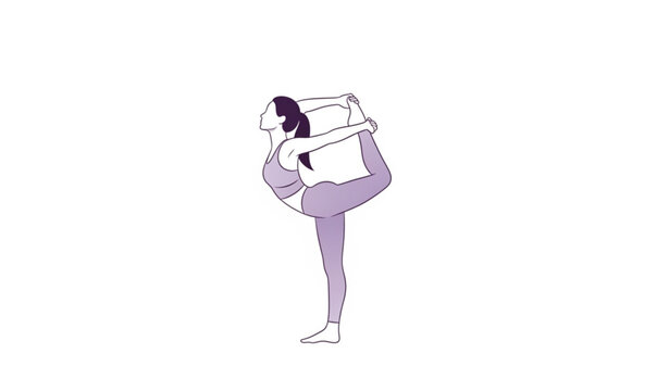 Minimal yoga pigeon pose silhouette vector asian woman eka pada rajakapotasana exercise illustration isolated on white