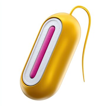 3D Bacterial Cell Structure Illustration with Internal Components and Flagellum on White Background