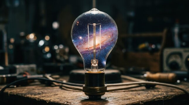 Cosmic Light Bulb - A Universe of Ideas and Innovation.