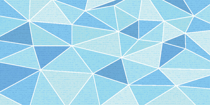 Blue geometric triangle pattern texture background design