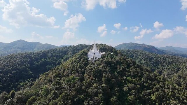 Loha Prasat Sri Mueang Pong, White Castle, Chiang Mai, Thailand