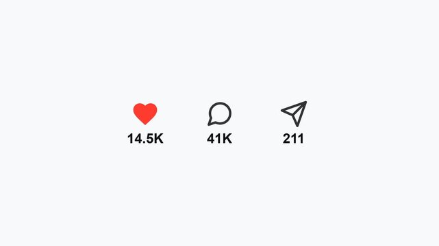 Social media engagement metrics rising on minimalist clean background in premium cinematic style for digital marketing analytics