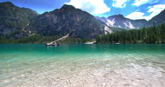  Fantastic lake Braies in spring