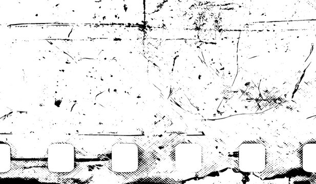 Grunge film texture, vintage dark background. Overlay backdrop for digital design, cinematic video, product mockup. Adds retro, noise effect. Transparent background.