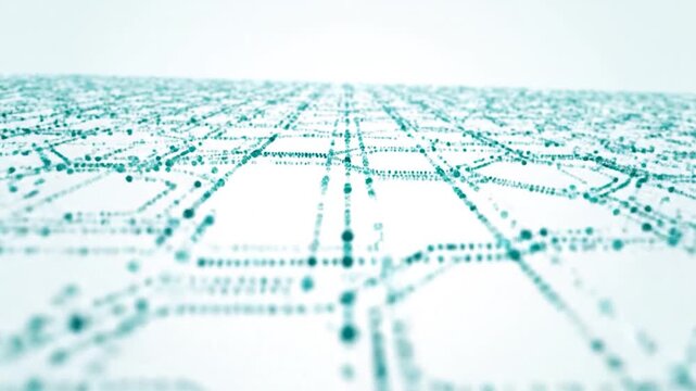 Abstract digital network background with connecting dots and lines. Futuristic technology concept with a modern design