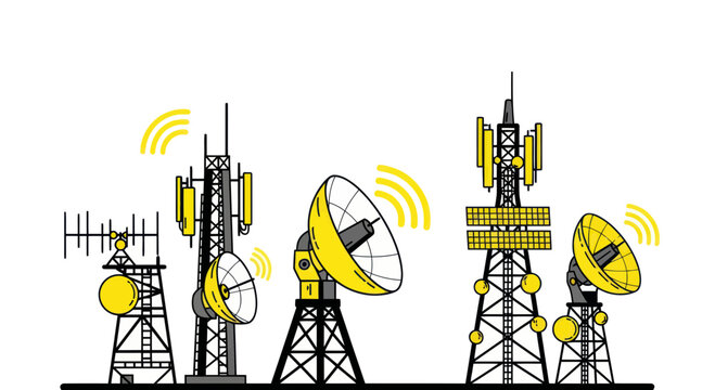 Communication Towers Network - Satellite Dishes and Antennas