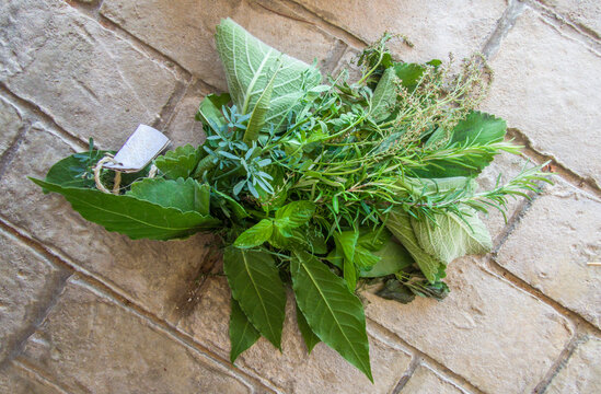 Fresh bouquet used as Incense for Midsummers Eve