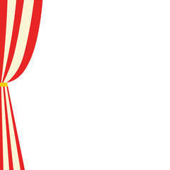Obraz premium Circus Carnival Curtain