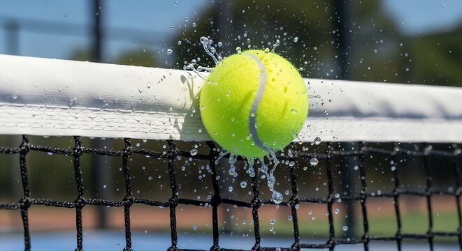 paddle ball in net