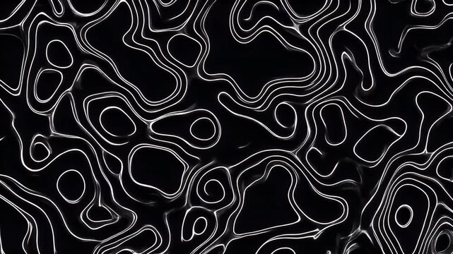 Abstract topography background geo map pattern motion graphic video footage