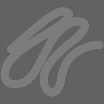 An abstract graphic illustration of the stylized letters 'R' and 'B' in a lighter grey, seamlessly interwoven into a continuous, flowing loop on a solid grey background. Clean and modern monogram.