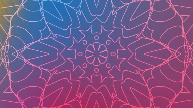 Abstract mandala kaleidoscope overlay design suitable for spiritual books, yoga studios, or meditation apps. Geometric patterns bring calming and harmonious vibes.